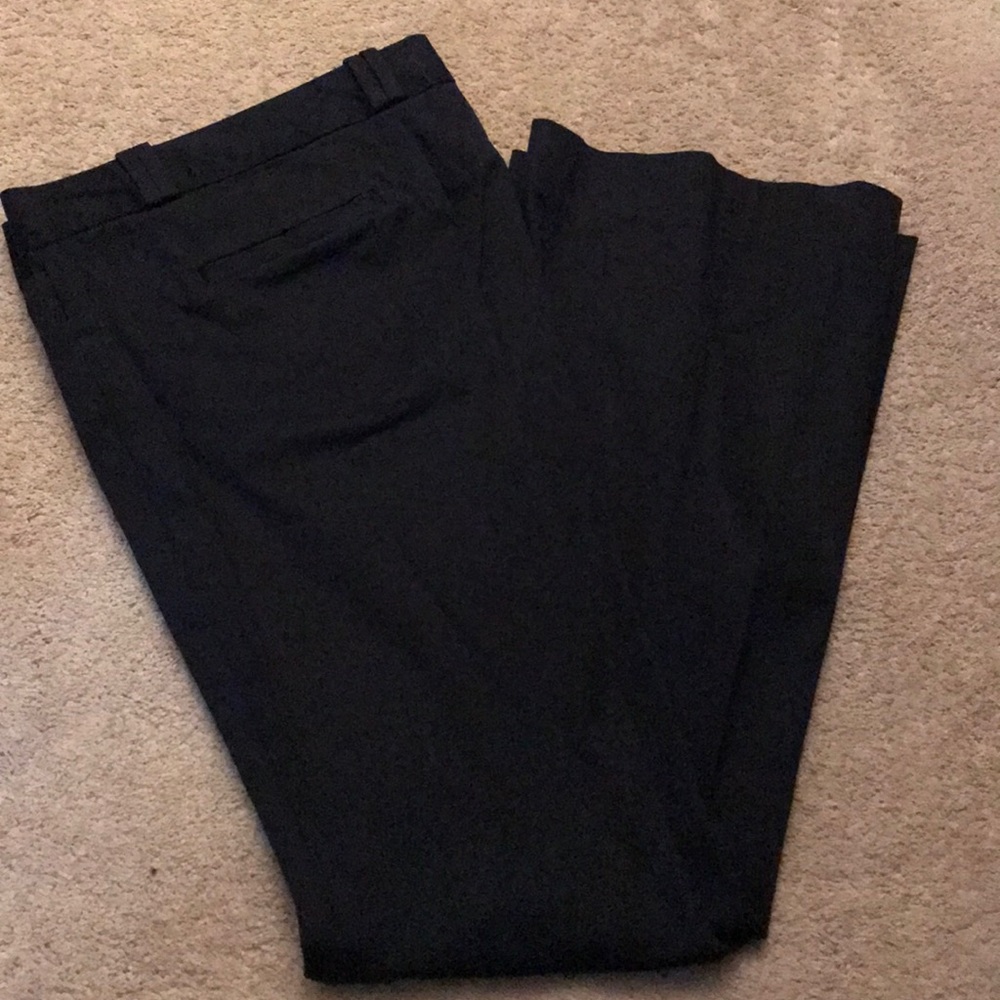 Banana republic navy cotton Logan trousers